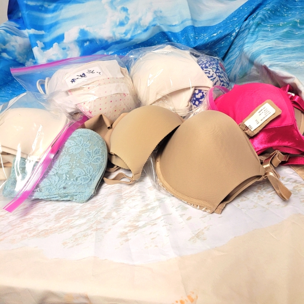 Gently used bras